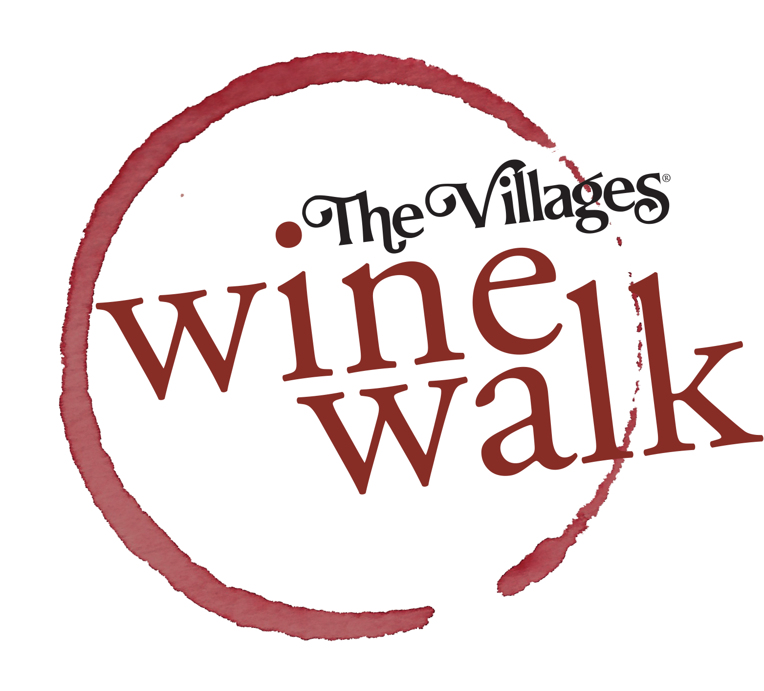 The Villages Wine Walk Logo