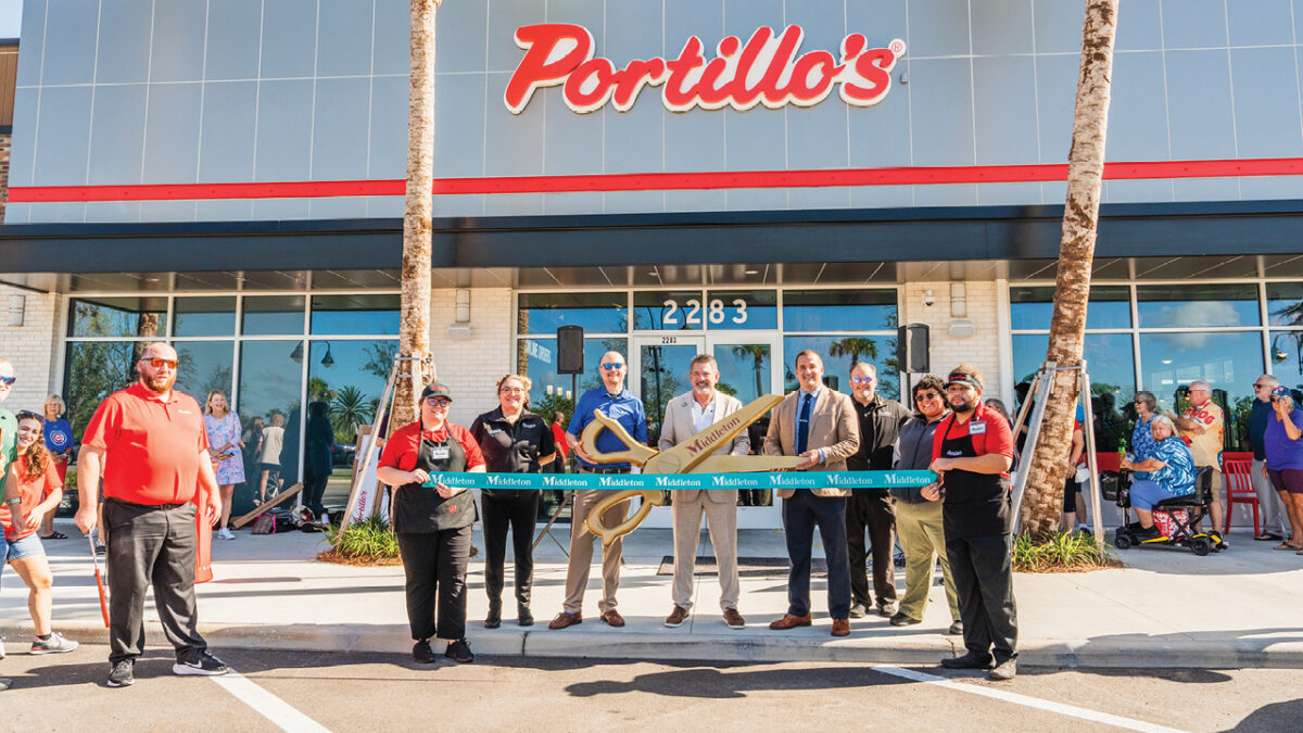 Portillo's Opening Ribbon Cutting
