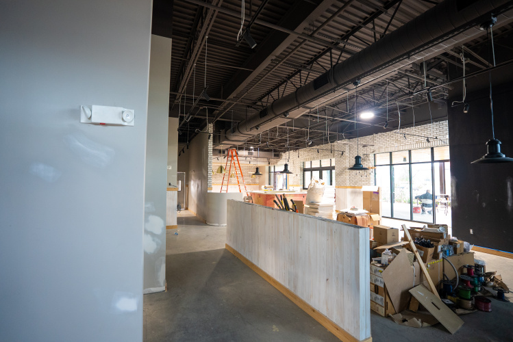 4 Rivers Smokehouse Construction Inside