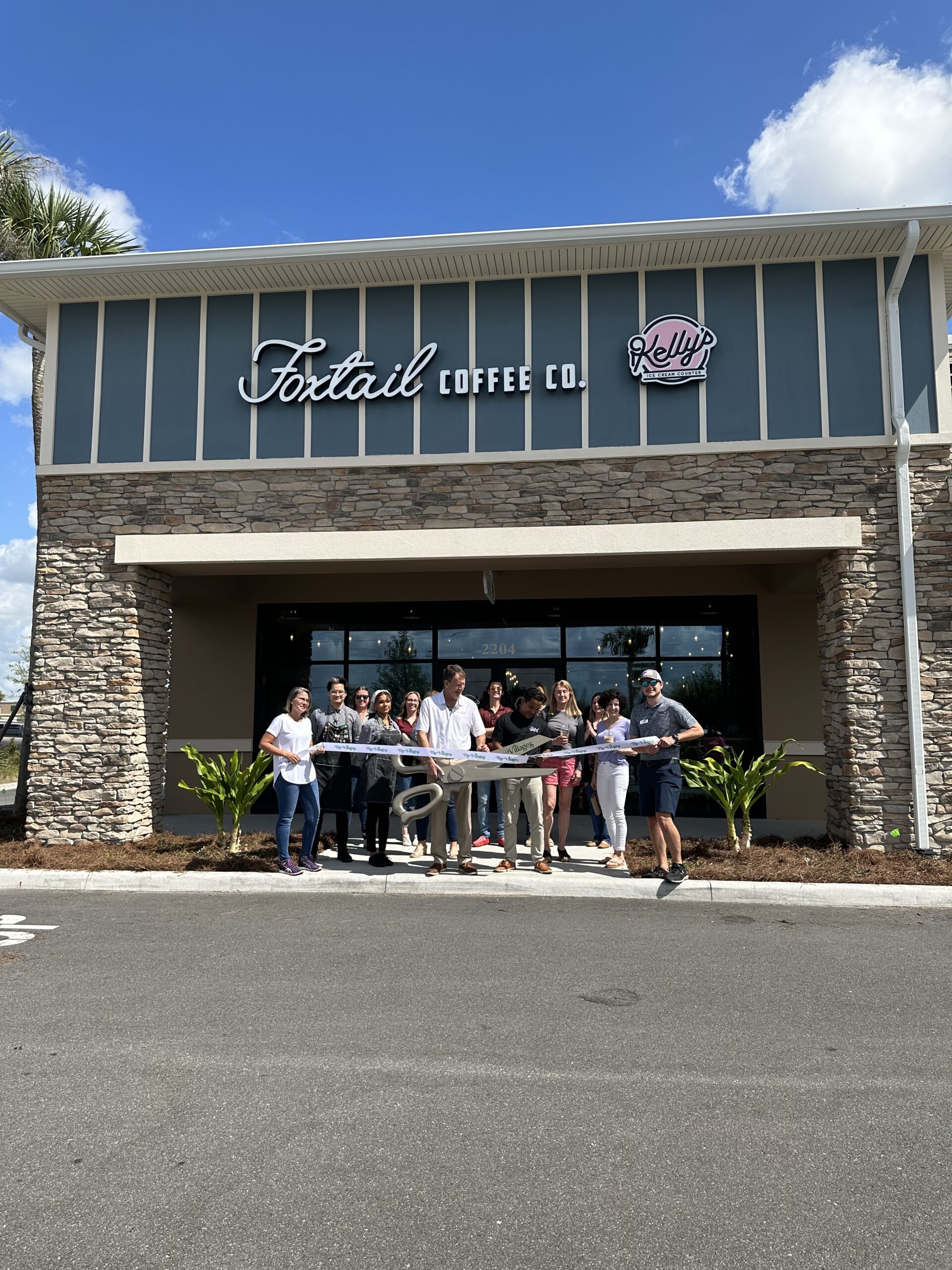 Foxtail Coffee Ribbon Cutting